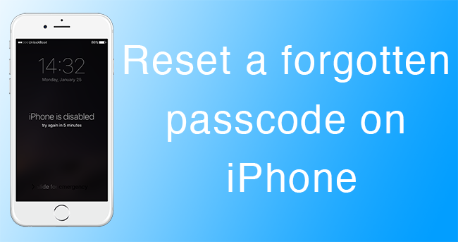 iphone se password factory reset