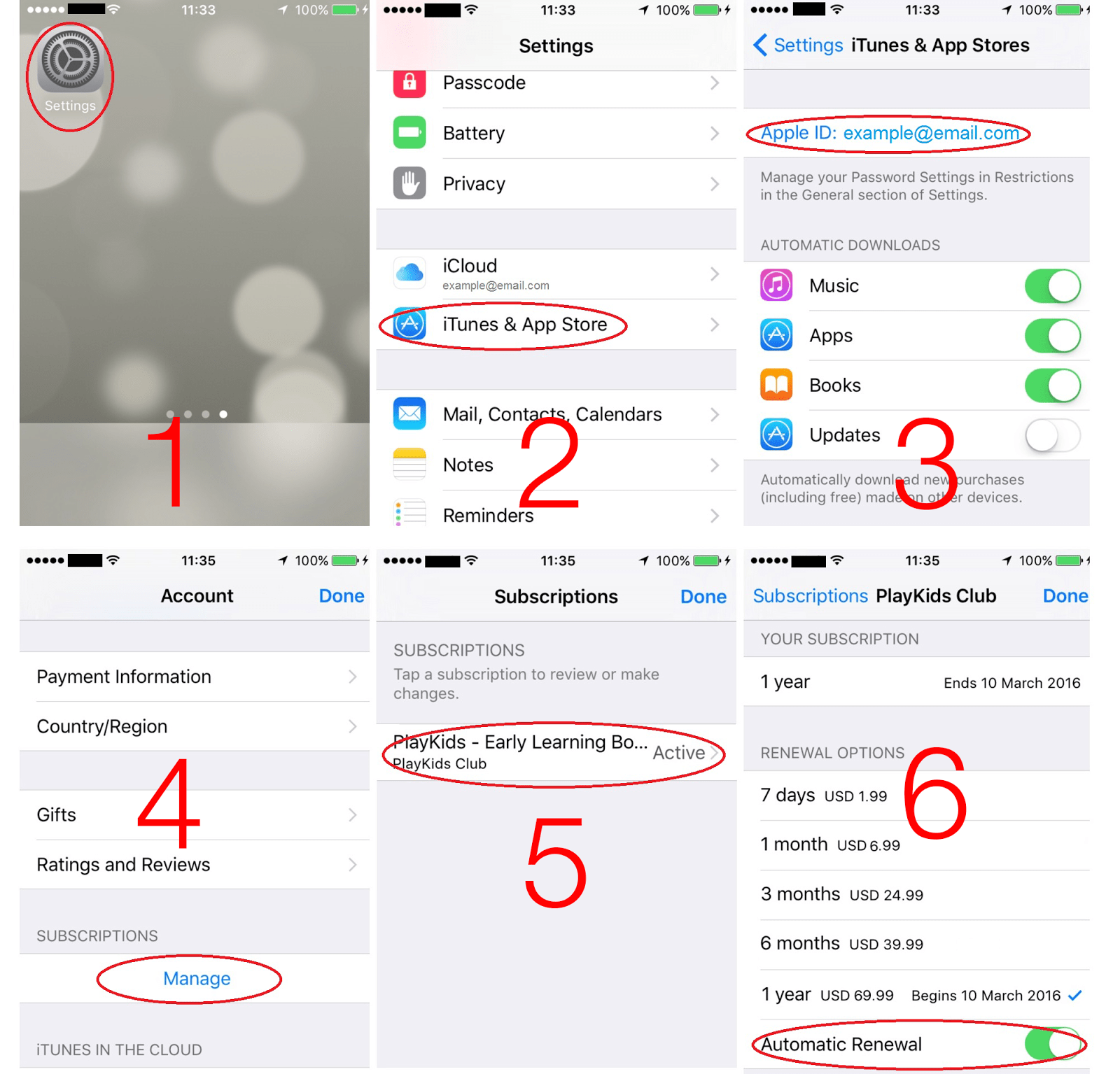 subscription iphone app cancel ipad itunes store manage