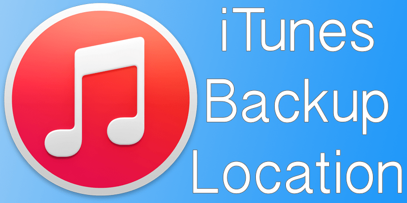 where are itunes backups stored